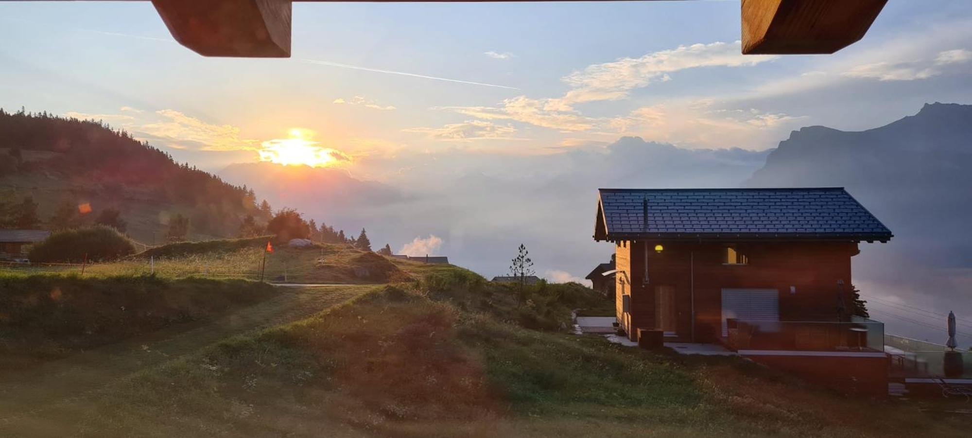 Chalet Matterhornsicht Naters Exterior foto